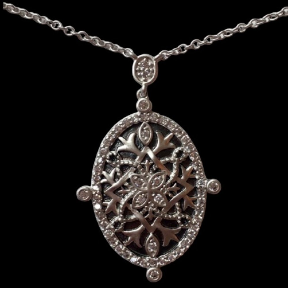 Freida Rothman Rhodium Plated Sterling Silver Set - Picture 9 of 11